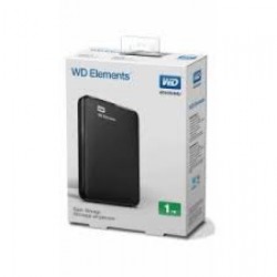 WD 2.5" 1TB Elements WDBUZG0010BBK Siyah  USB3.0