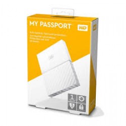 WD 2.5" 1TB My Passport WDBYNN0010BWT Beyaz  USB3.0