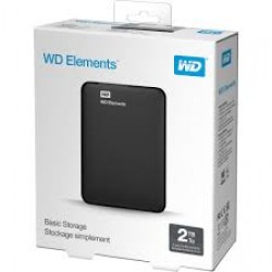 WD 2.5" 2TB Elements WDBU6Y0020BBK Siyah  USB3.0