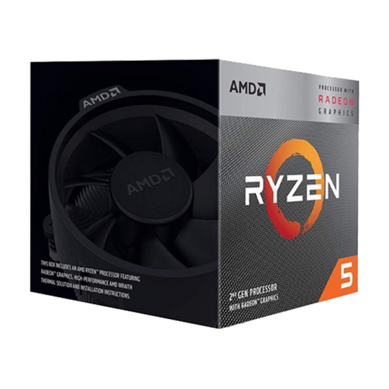 AMD Ryzen 5 3400G 3.7/4.2GHz AM4  4 Çekirdek,12NM, Radeon RX Vega 11 @ 1,4 GHz