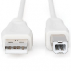 Digitus USB 2.0 Bağlantı Kablosu, USB A Erkek - USB B Erkek, 1 metre, AWG 28, UL, siyah renk